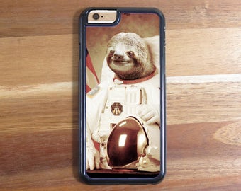 Moon Space Astronaut Gangsta Sloth iphone 5 5S 5C Iphone 6 6S 6 Plus Samsung Galaxy S3 S4 S5 S6 Protective Case Shell Cute Animal