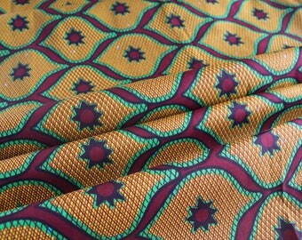 Beautiful African Print Fabric - Ankara African Print - African Fabric - Wax Print Fabric - African Print - Fabric per yard