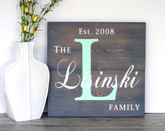 Family Established Sign - Personalized Family Name Sign - Custom Family Sign - Last Name Sign - Home Sign - Housewarming - House Sign
