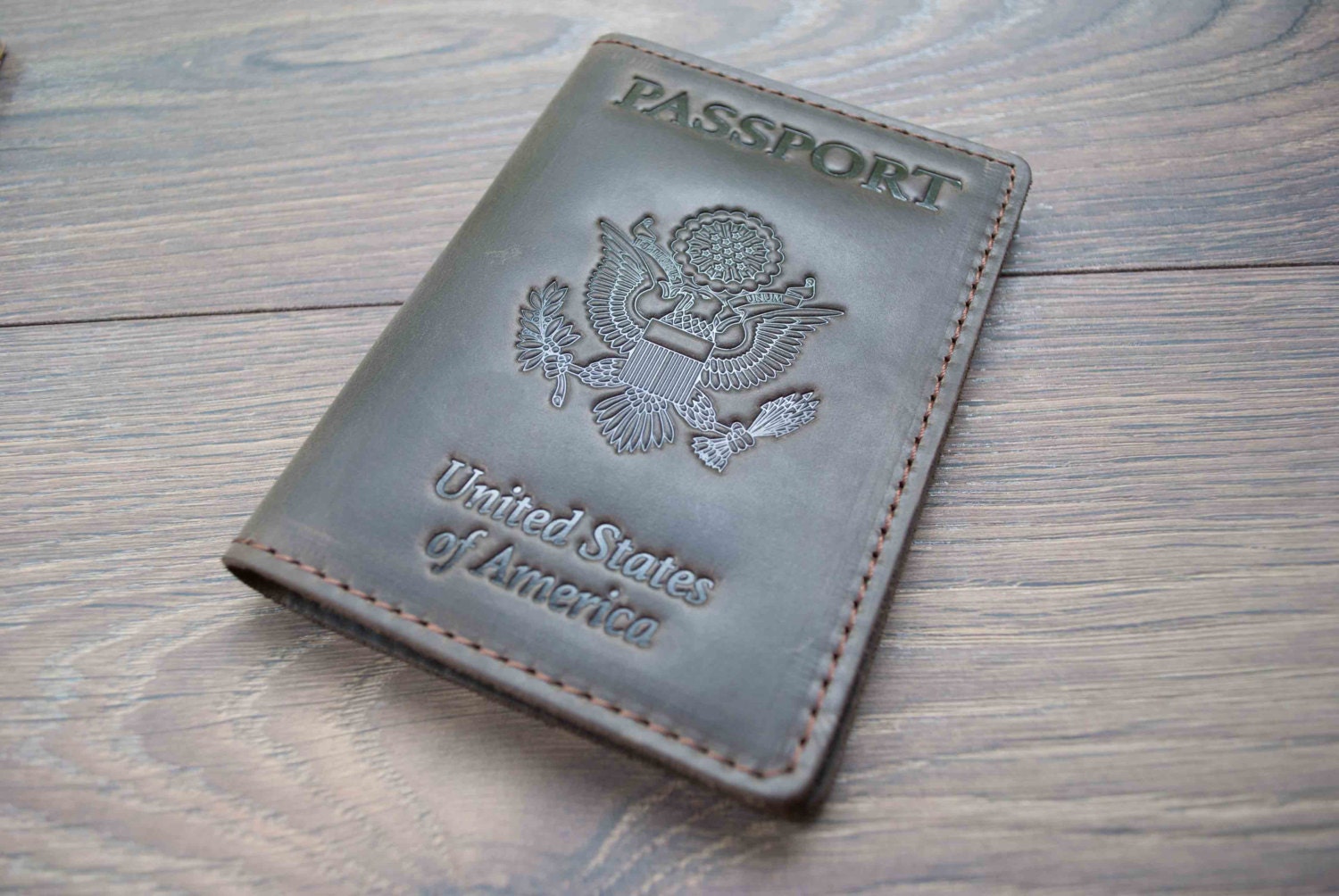 Passport Leather Cover, Passport Wallet, Passport Holder, Leather Passport Cover, USA Passport, Groomsmen Gifts, Travel Wallet, Passport