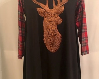 sequin tunic