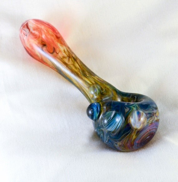 Rainbow Envy Fade Psychedelic Glass Pipe