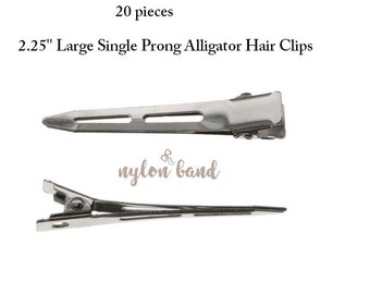 Large Single Prong Alligator Hair Clips 2.25'' / The best alligator clip