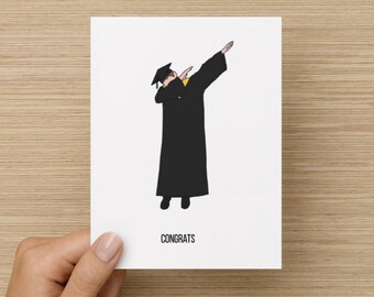 Congrats Dab // Graduation greeting card