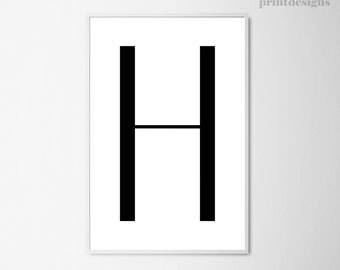 Letter H Wall Decor letters for wall | etsy Letter H Wall Decor letters for wall | etsy