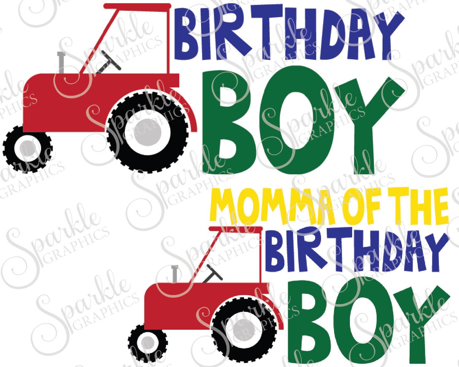Download Tractor Birthday Boy Cut File Tractor Farm First Birthday SVG
