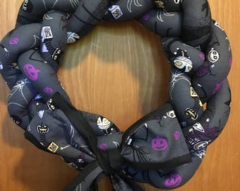Nightmare Before Christmas Wreath - Halloween Wreath - Jack Skellington - Halloween Decor