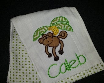 Embroidered Burp Cloths