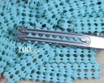 F30428-40x10mm 100pcs Aqua color Non Slip Grips Liners for Alligator Clips.