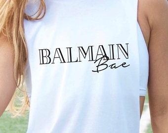 Balmain Bae Graphic Tee, Completely Customizable, Different Tee Styles, T-Shirt