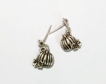 Pumpkin Earrings, Tiny Pumpkin Earrings, Fall Earrings