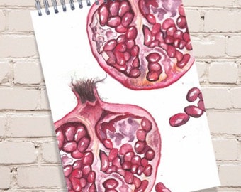 Pomegranate notebook