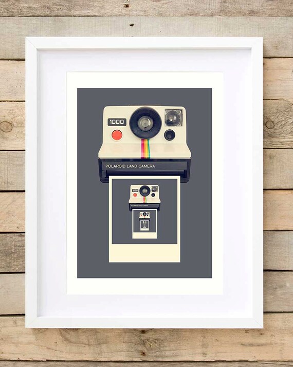 Grey wall art grey home decor grey print camera by RoseFiltered