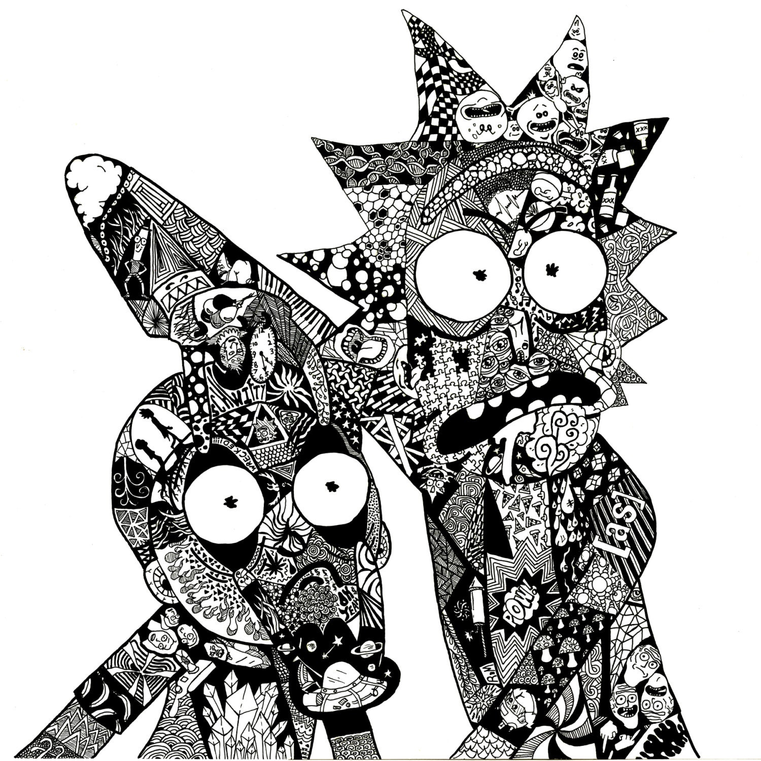 Free Free 331 Rick And Morty Svg Black And White SVG PNG EPS DXF File