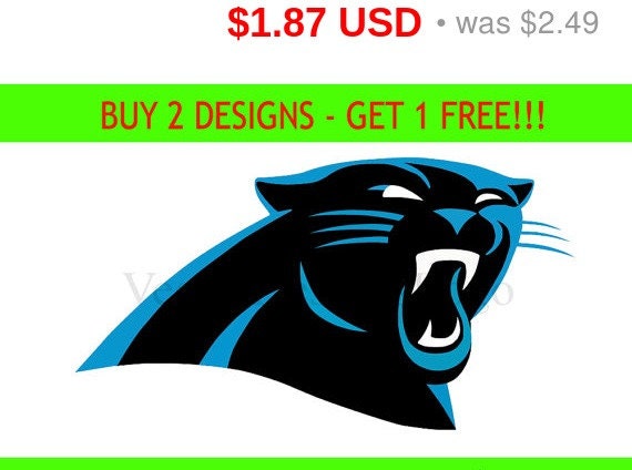 Download TODAY SALE 25% Carolina Panthers logo SVG by VectorDesignsLogo