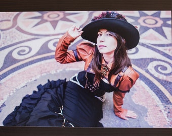 Photography alternative Steampunk "Steam Lady" - Format A4 20x30cms - Namidaël photographs