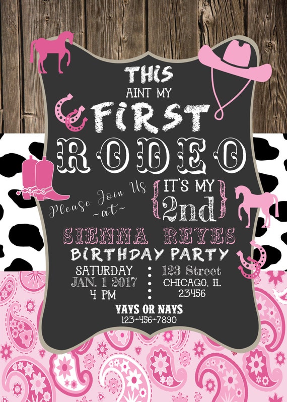 This Aint My First Rodeo Birthday Party By SimplyKayleeDesigns | Rodeo