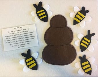 Five Busy Bees