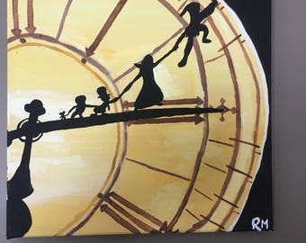 Peter Pan Clock | Etsy