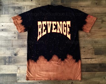 Drake Revenge Summer Sixteen Tie Dye Bleached Tee Summer Sixteen Revenge Tour Drake Merch
