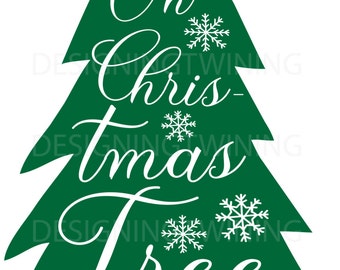 Christmas Tree SVG PNG DXF file