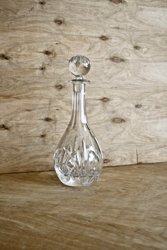 VINTAGE Waterford Marquis Brookside Crystal Decanter/ Waterford