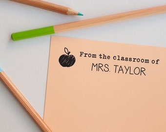 Teacher Stamp, Gift for Teacher, Stamp, Custom Book Stamp for Teacher, Custom Teacher Stamp, Teacher Book Stamp, Teacher Appreciation Gift