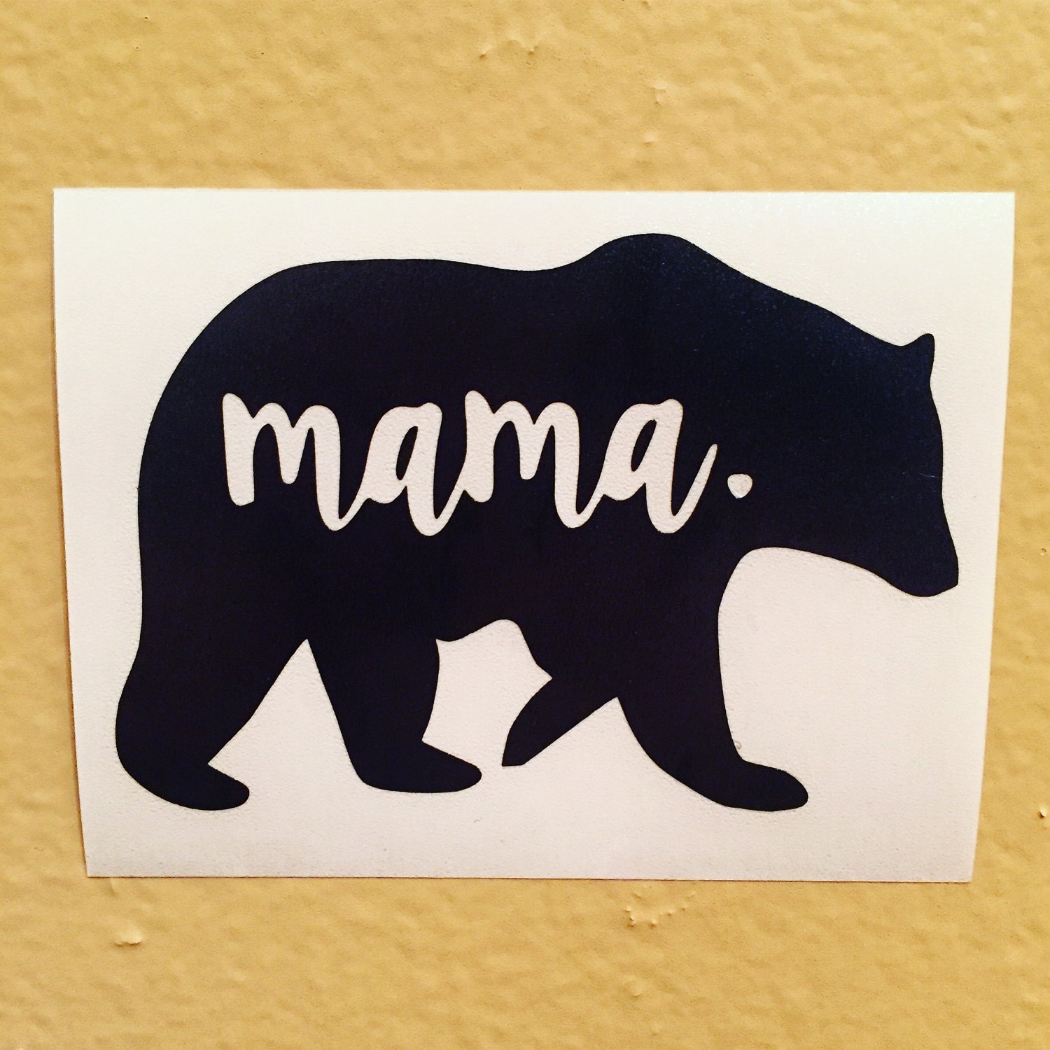 Mama Bear Decal Yeti Cup Tumbler Decal Momma Bear Mom