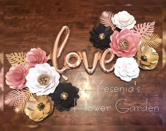 Paper Flowers Love set