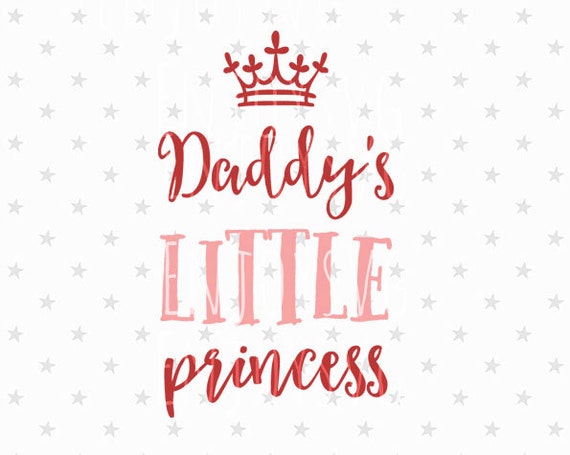 Daddy's Little Princess svg Baby Girl svg New Baby svg