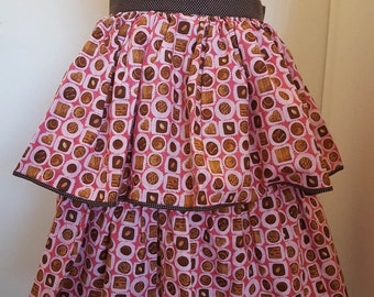 Bon Bon 2 Tiered Gathered Skirt Apron