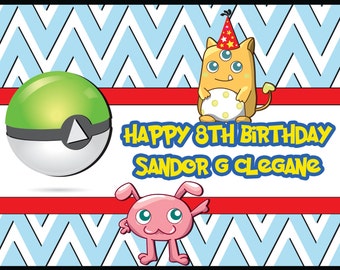 Pokemon birthday banner Etsy