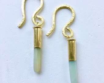 Bullet shell earrings, bullet earrings, bullet dangle earrings, bullet drop earrings, bullet ear weights, bullet ear gauges, bullet jewelry