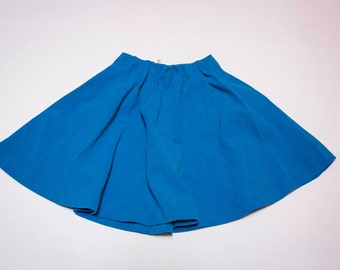 Tulip skirt with elastic waist blue