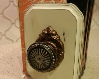 Vintage Doorknob Bookends