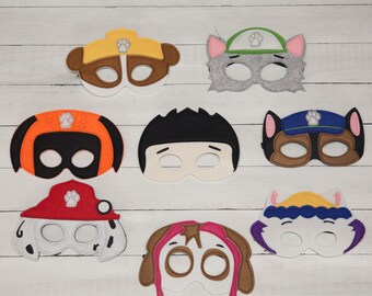 Paw Patrol Mask Only Ready To Ship, Lot Options