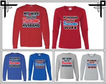 my husband is awesome t shirt