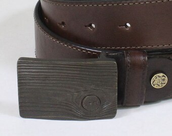 men's leather belt Wood The belt is of thick leather for men Belt Made Of Genuine leather Black and brown hendmade