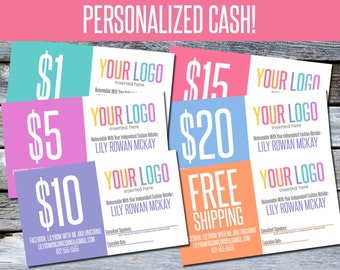 Business Cards! Personalized CASH - LLC04