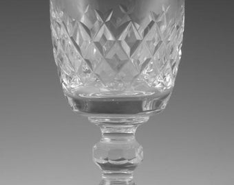 WATERFORD Crystal - BOYNE Cut - Port Wine Glass / Glasses - 3 7/8"