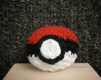 Items similar to Pokemon Pokeball Crochet Dice Bag/Pouch on Etsy