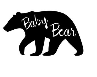 baby bear svg - Etsy