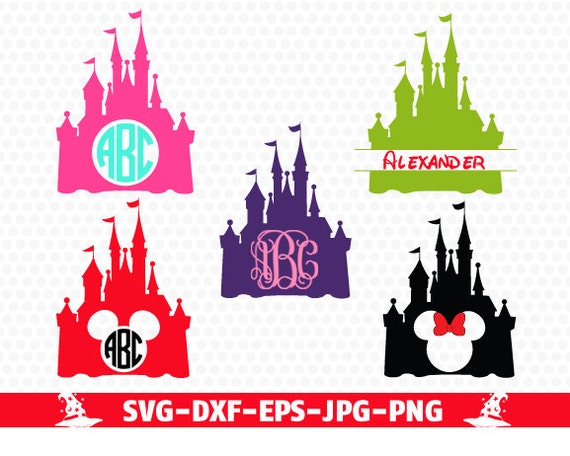 Download Disney Castle Monogram & Clipart SVG princess castle svg ...