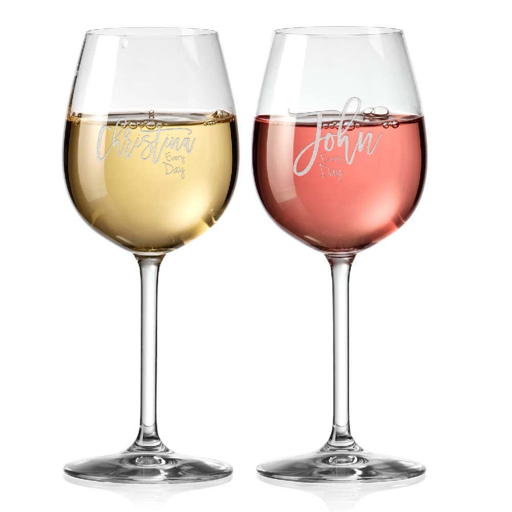 bowl wine glasses