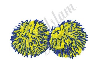 Pom Poms - Machine Embroidery Design