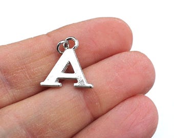 One Letter A, Alphabet Charm, A, Letter A