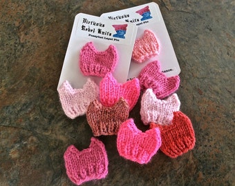 Pussyhat Lapel Pin— P_ssyhat Lapel Pin— Knit Kitty-Ears Hat Pin — Protest Pussyhat — Pink Pussyhat Pin — Women's March Pussyhat Pin