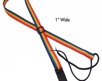 Legacystraps Mandolin/Ukulele Straps 1" Rainbow