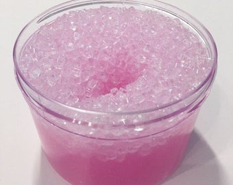 Fishbowl Slime - Scented Strawberry / Crunchy Slime / Stretchy Slime / Fun Slime / Glitter Slime