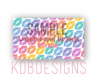 Lularoe and Lipsense package bundle business cards, Tips and Tricks, and Application Instructions